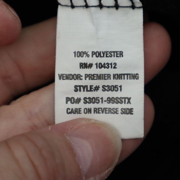 Sierra Pacific Sweatshirt Mens XL Black Long Sleeve 1 4 Zip Fleece Mock Neck - Picture 4 of 16